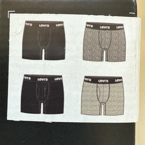 Levi's Boxer Brief Microfiber 4 Pack Contour Pouch Small 28-30 - Picture 3 of 5